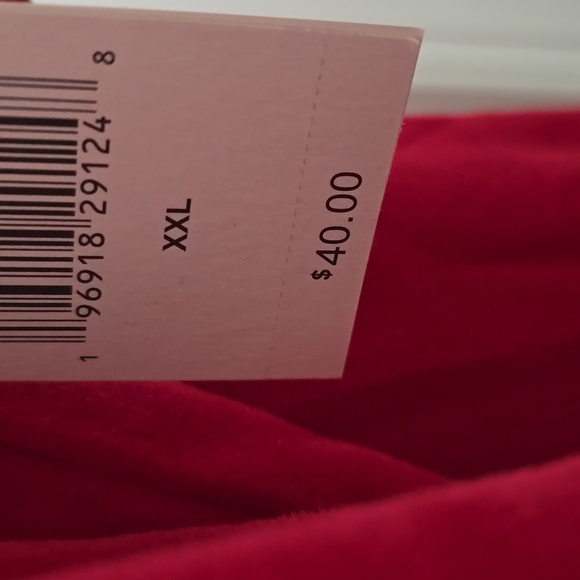 JUICY COUTURE WOMEN'S JUNIOR FUSCIA LONG SLEEVE VELVETEEN PULLOVER CREWNECK XXL - Picture 8 of 16